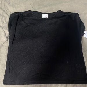 Industry poly/viscose blend top size small